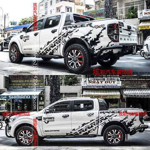 Style6 Для Ford Raptor F150 внешний вид тела Модифицированная наклейка RANGER sports внедорожный корпус Модифицированная наклейка - Название цвета: Style6