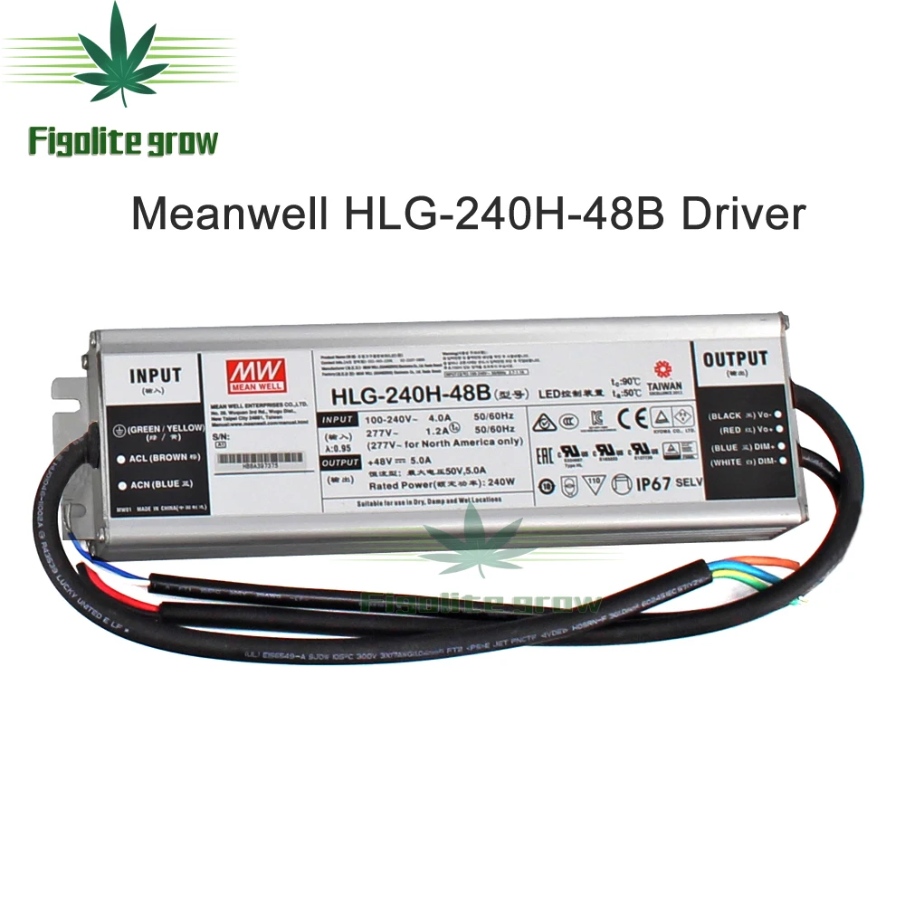 Светодиодные промышленные светильники Meanwell для HLG 120H 48A/B 240H ELG 150 240 Мощность