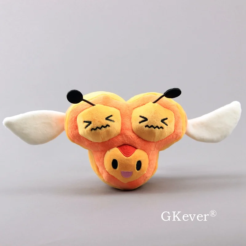 6 стилей Милые Ditto Pikachu Eevee Wobbuffet плюшевые куклы Combee Audino мягкие животные мягкие игрушки 14-25 см детский подарок - Цвет: Combee 14cm