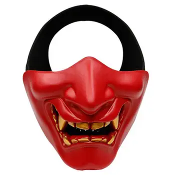 

Adeeing Half Face Mask Lower Face Protective Mask for Airsoft/Paintball/CS Game for Halloween Cosplay Costume Party Movie Prop