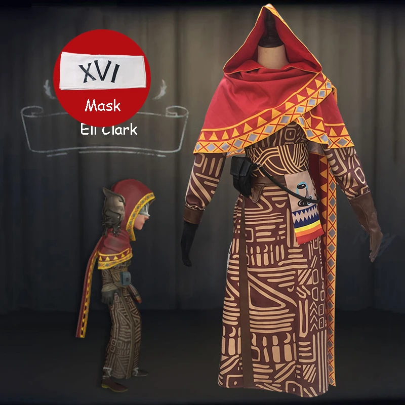 Игра личных данных в Костюмы для косплея алого цвета Финча кожи Eli Кларк косплей