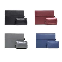 Estojo de couro, suporte de superfície go2 teclado, caso dobrável, adequado para microsoft surface pro 7, 6, 5, 4, 3, x tablet