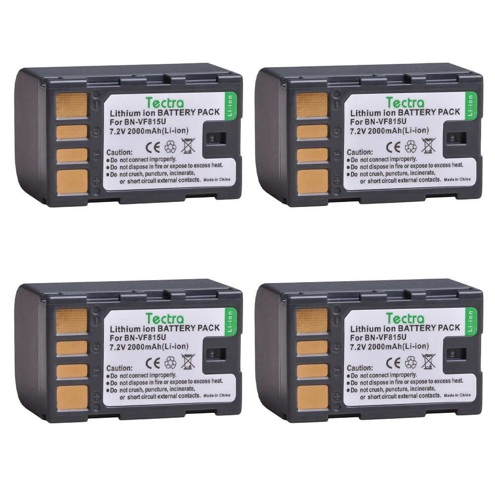 4 шт. BN VF815 VF815U BNVF815 Батарея для JVC GR D720US D728 D750US D771 D720 D740US Everio GZ MG130 Батарея|Цифровые