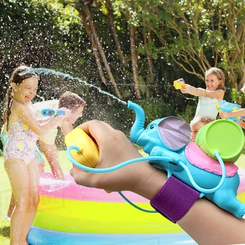 

Bath Toys Spray Water Elephant Water Spray Toy Animal Wrist Spray Toy for Swimming Pool and Beach Toys for Children