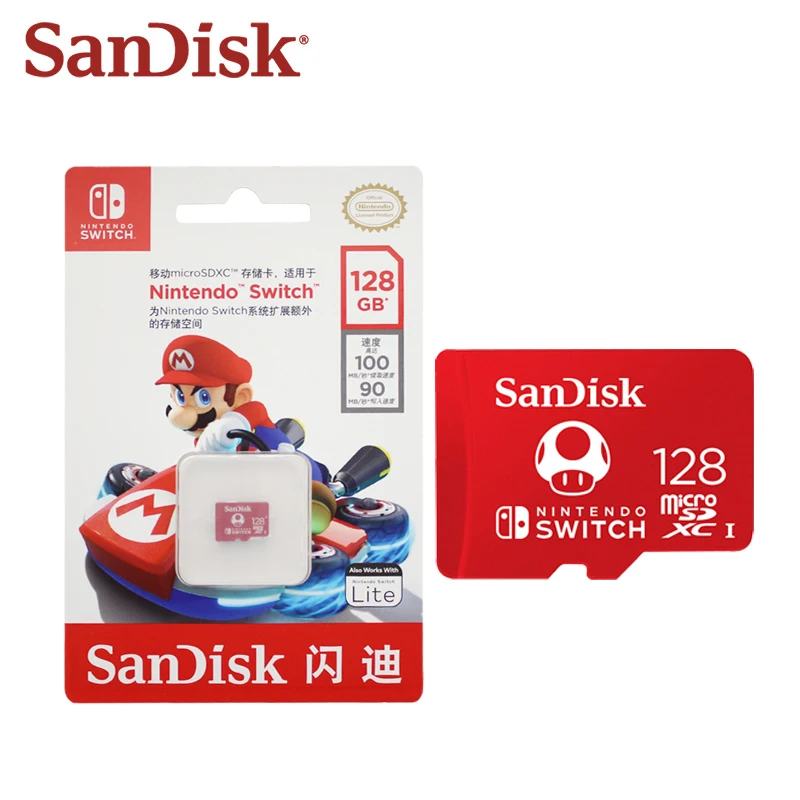 Original Sandisk Memory Card 128gb 256gb U1 Sdxc Compatible With Nintendo Switch Micro Sd Card Transflash Tf Card Micro Sd Cards Aliexpress