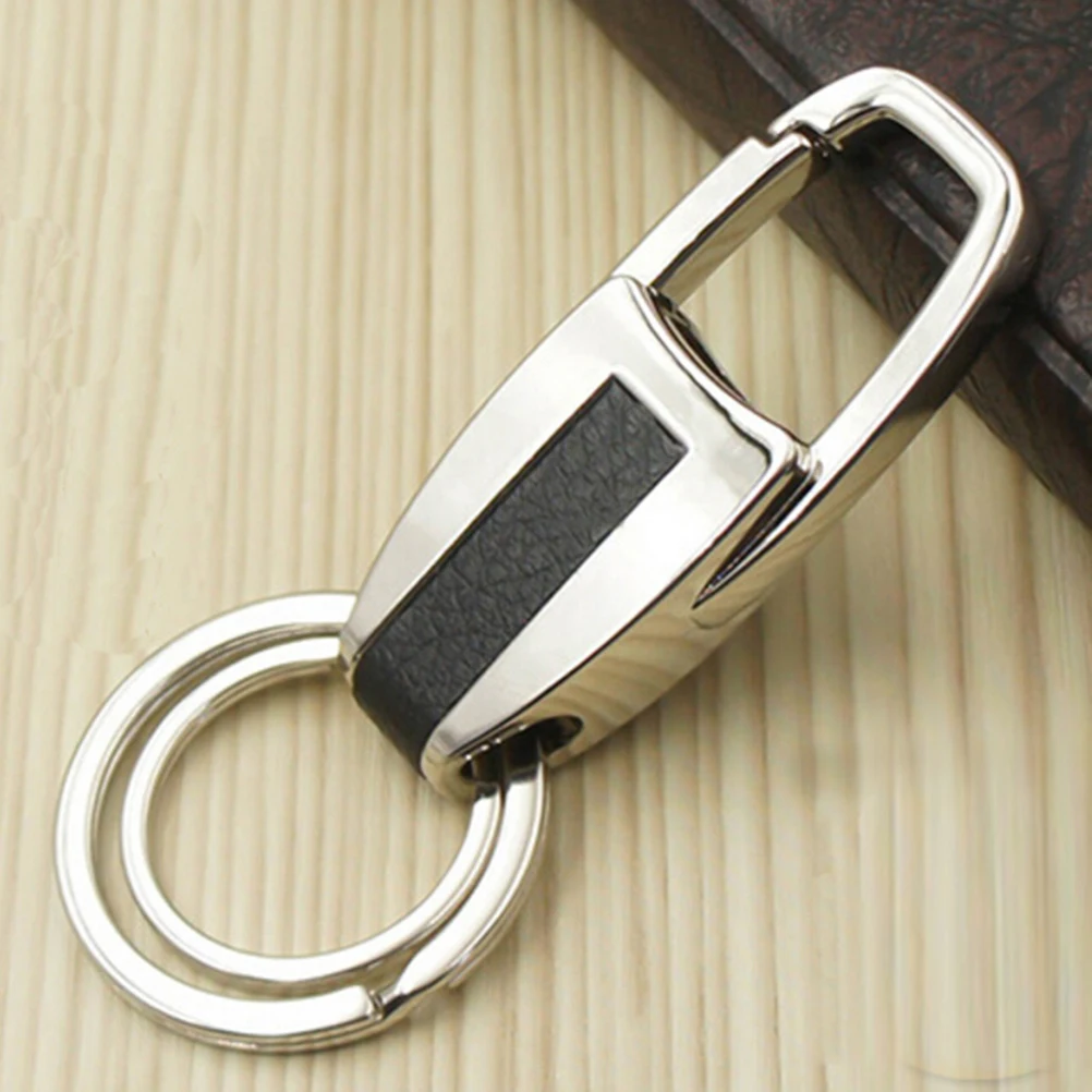 

1PCS Leather Key Chain Metal Car Key Ring Key Holder Gift Personalized Chains