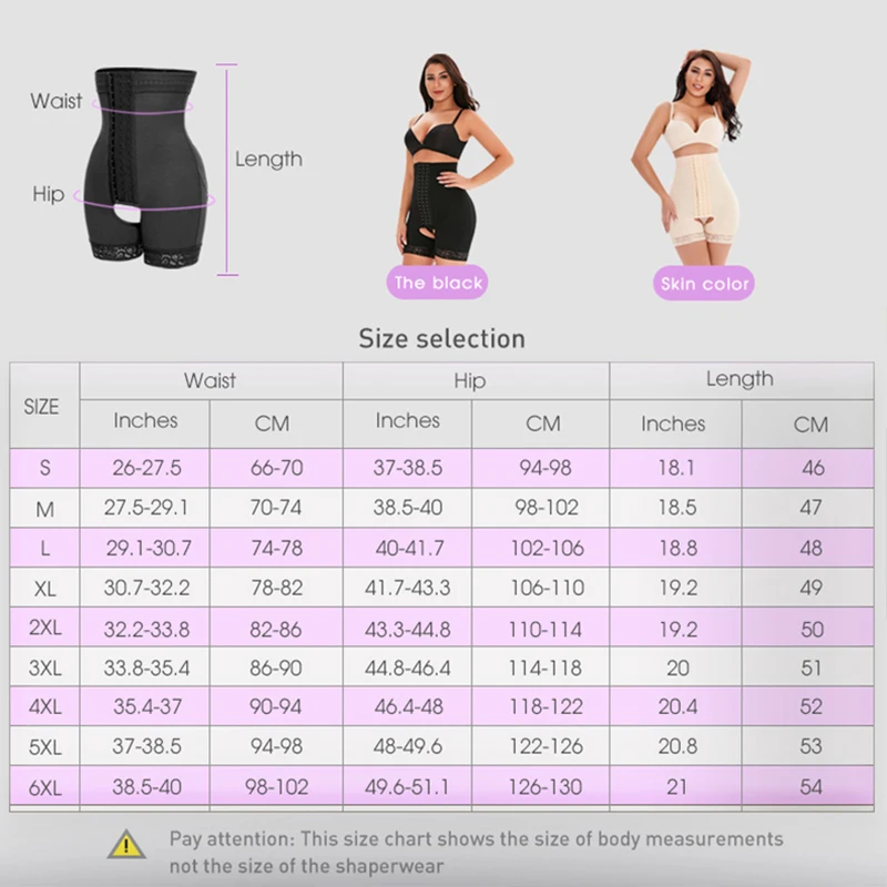 Women High Waist Abdomen Slim Panties Body Shaper Anti-Slip Waist Trainer Shorts Postpartum Recovery Shapewear Corset Booty Lift