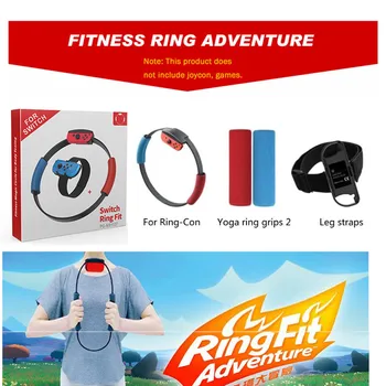 

2019 New Adjustable Elastic Leg Strap Sport Band Ring-Con Grips Leg For Nintendo Switch Joy game con Ring Fit Adventure Game