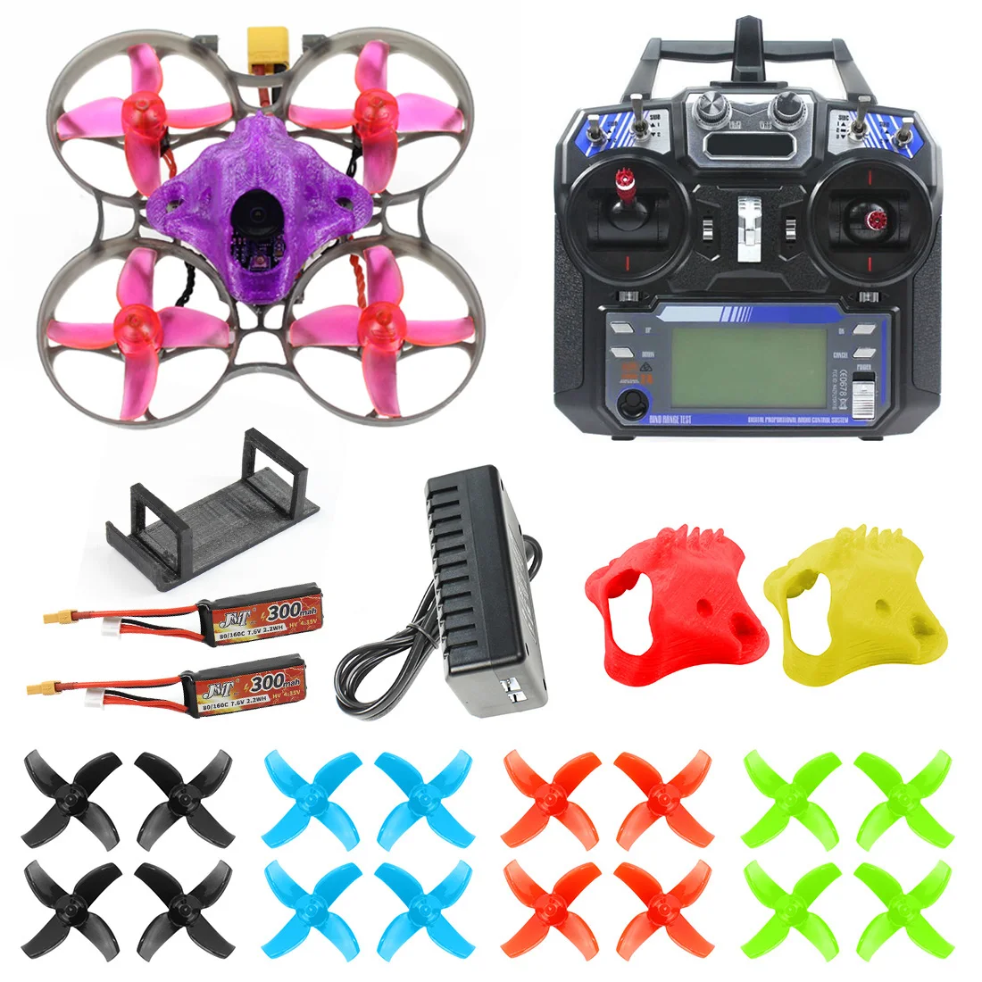 

JMT FPV DIY RC Drone w/ RTF with FPV Goggles/Watch Mobula7 V3 75MM Frame Crazybee F4 Pro V3.0 2-4 Flight Controller Quadcopter
