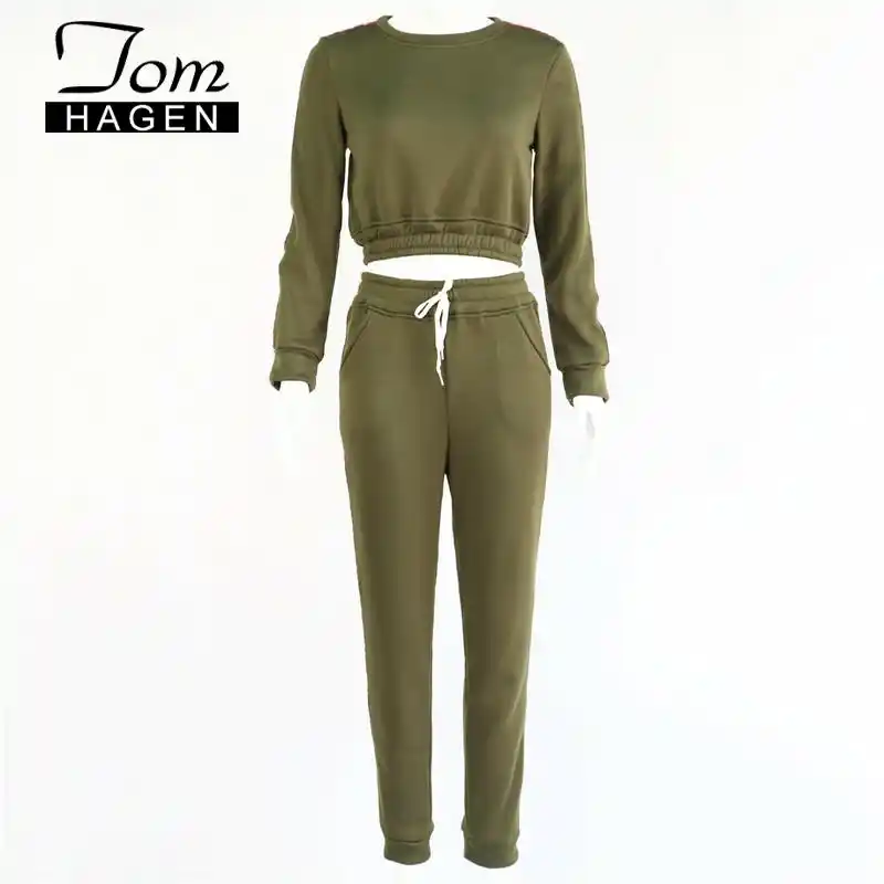 twin set ribbed jogging suit