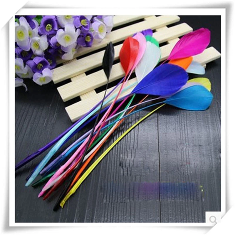 

Beautiful Goose Feathers for Crafts 5-7 "/13-18cm Decorative Accessories Decorative Feathers for Jewelry Making Natural Plumes