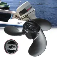 309-64107-0 МОРСКОЙ лодочный Пропеллер для Nissan Tohatsu Evinrude Джонсон 2,2-3.3HP черный 3 Лопасти 7,4x5,7 R вращение