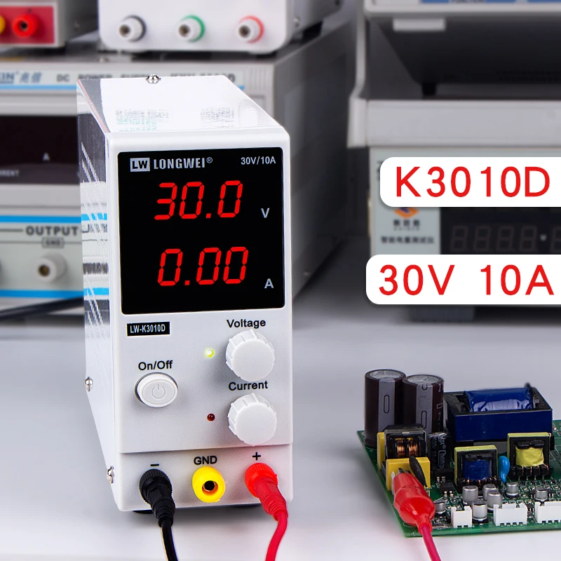 NPS3010W/LW-K3010D Регулируемый DC Настольный импульсный источник питания лабораторный регулятор напряжения переменные источники питания 30 в 10 А