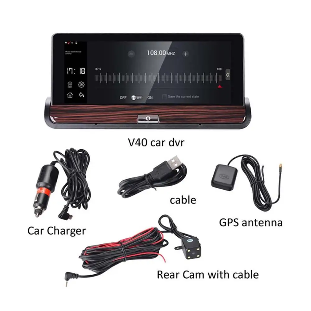 8-inch Central Control 3G Streaming Media Wifi Driving Recorder New Full Screen Smart Dual Electronic Dog 8-inch Central Control 3G Streaming Media Wifi Driving Recorder New Full Screen Smart Dual Electronic Dog