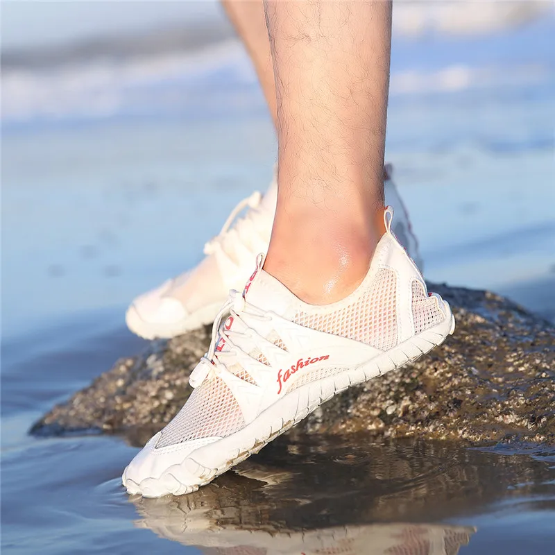 Мужские кроссовки сандалии для воды быстросохнущие пляжа и дайвинга 2020|Обувь