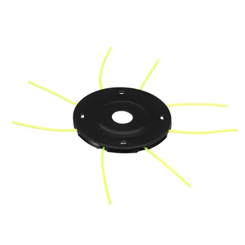 

Metal Grass Trimmer Head Black 120x15mm with 4 Nylon Lines Brush Cutter Head for Strimmer Replacement Tool