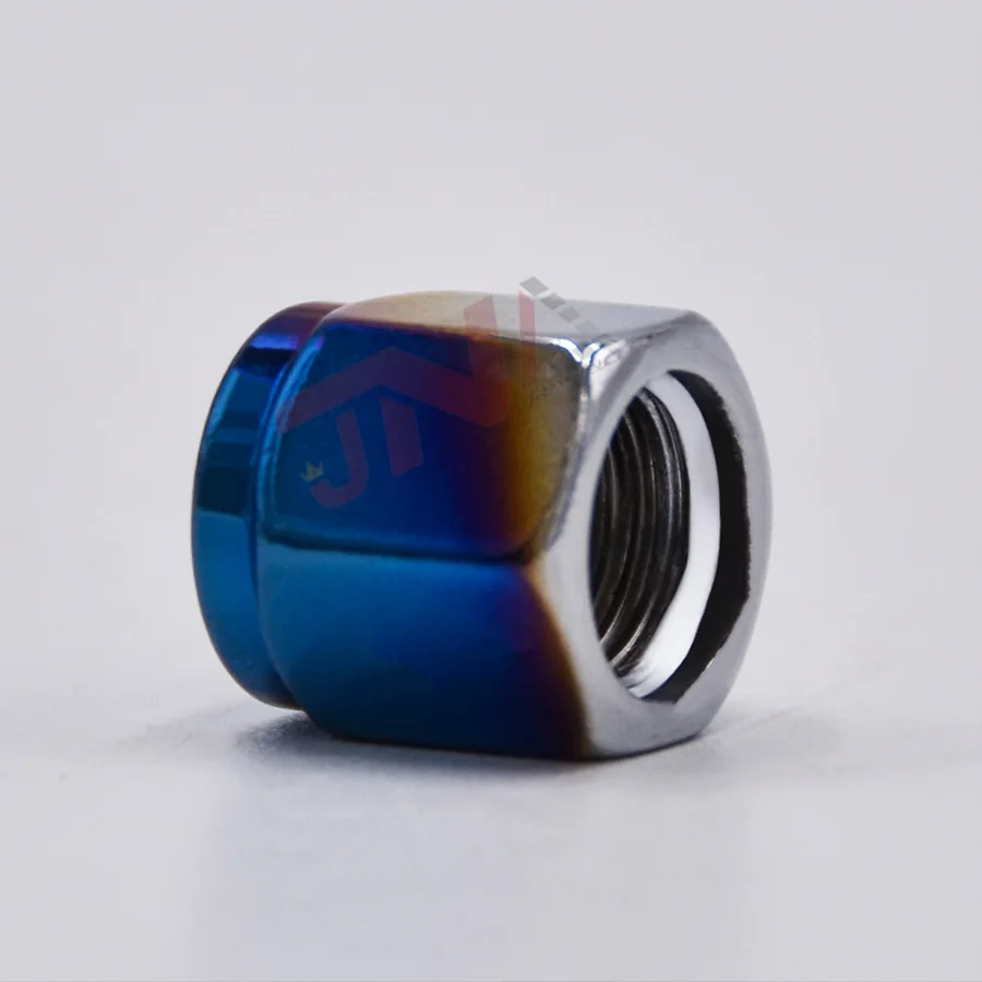 4 Pezzi Tappi Stelo Valvola Pneumatici Alluminio,per Ford S - Foto 6