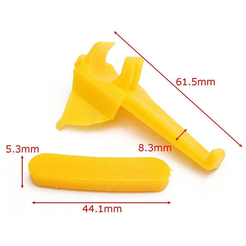 

12pcs set Tyre Changer Mount Demount Insert rim protector Duck Head Yellow Replacement Plastic Portable Durable