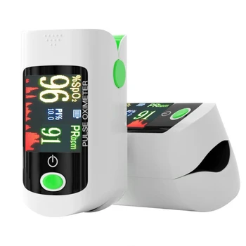 

Digital OLED Display Finger Blood Oxygen Oximeter Fingertip Pulse Oximeters SPO2 PR PI Monitor Saturator with Lanyard