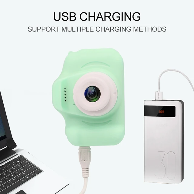 Children Kids Camera Educational Toys for Baby Gift Mini Digital Camera 1080P Projection Video Camera with 2 Inch Display Screen 6