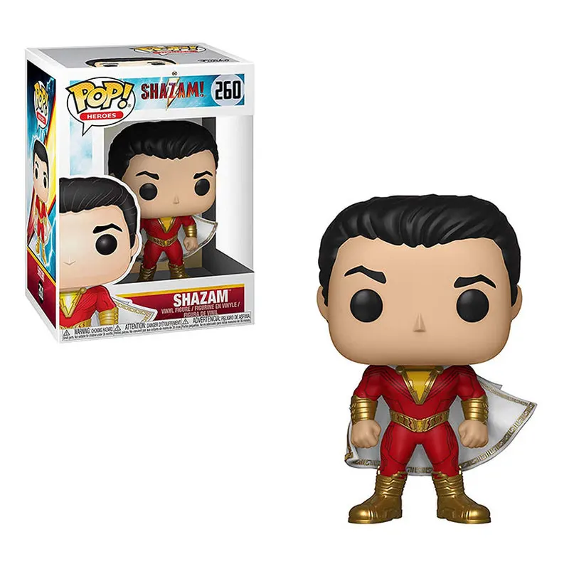 

Funko POP figures movie figura DC Shazam! super heroes action figure pvc collection model kids gifts toys dolls with box 10CM