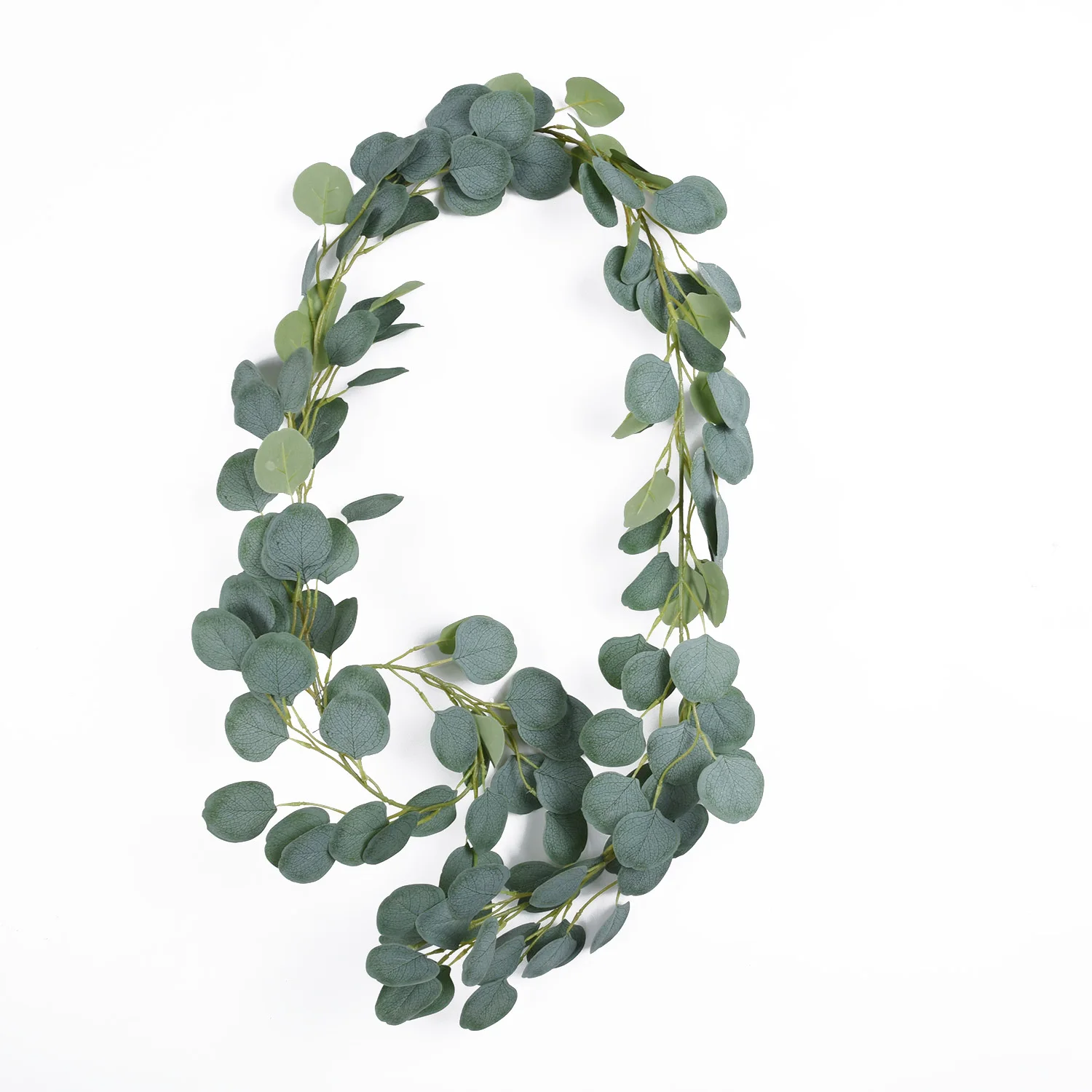 

Decoration Artificial Vine Hanging Indoor Outdoor Realistic 2m Eucalyptus Leaves Fake Greenery