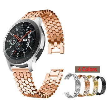 

22mm Quick Release Band for Samsung Gear S3 Watch 46mm Smart Watch Stainless Steel Bracelet Women Men Metal Wristband