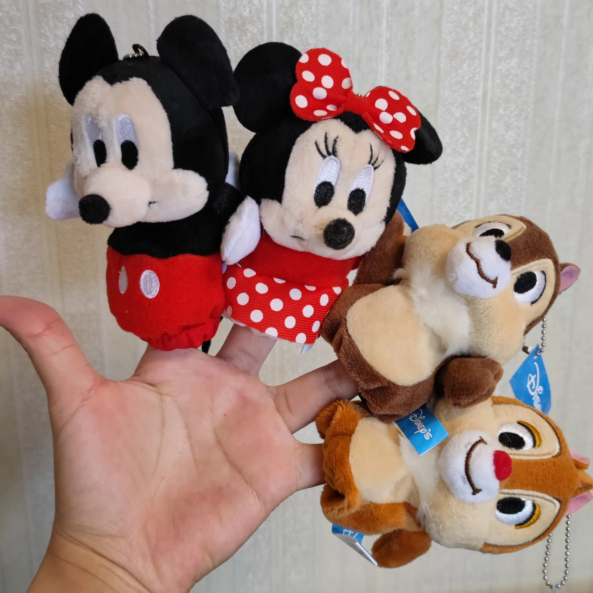 1 шт. 8-9 см из натуральной Disney кукла с Микки Маусом и Минни Маус (chips On Board) Дейл