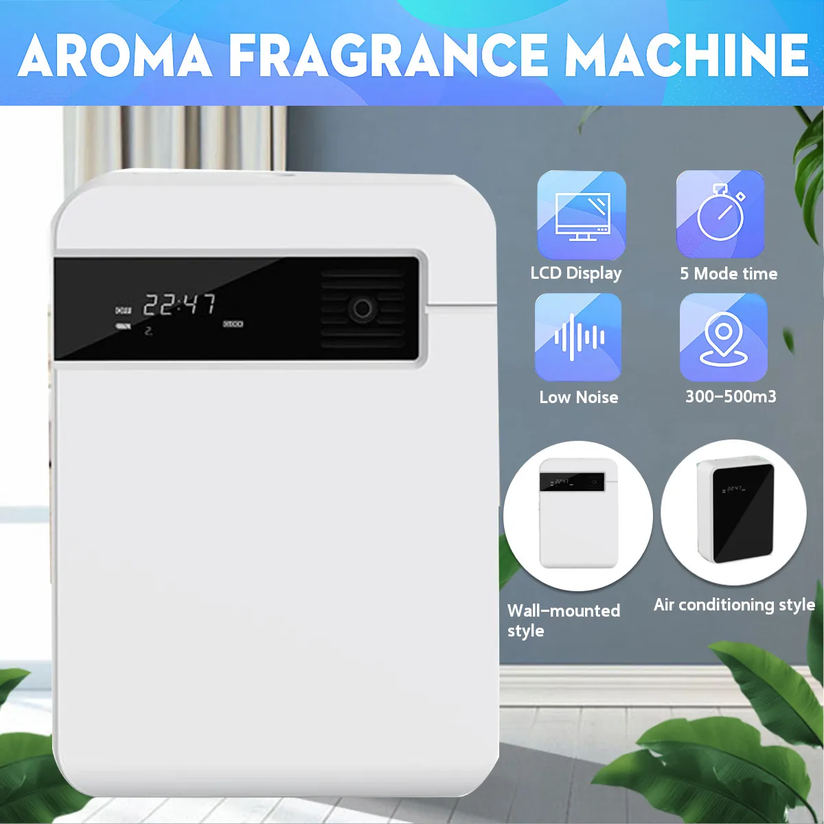 Electric Aroma Essential Oil Diffuser Air Humidifier Purifier 150ml Sprayer Machine For Home Office Hotel | Бытовая техника
