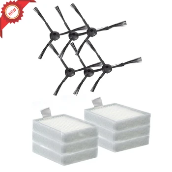 

Vacuum cleaner filter Mop pad Side brush spare parts For ilife V3 V5 V3s Pro V50 X5 hepa filter side brush replacements