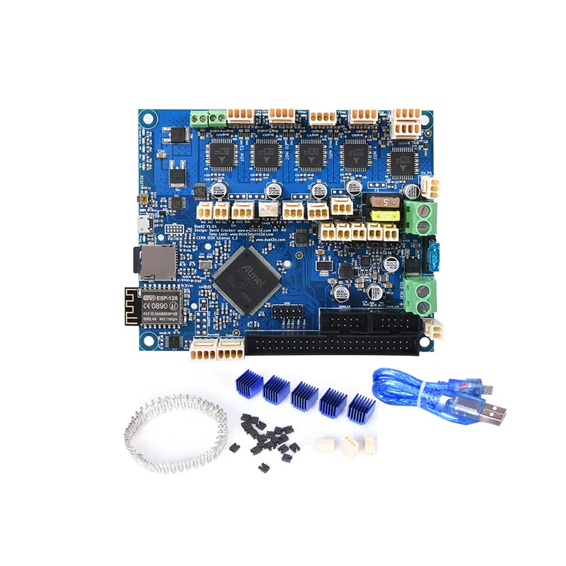 Duet2 Wifi V1 04 Cloned DuetWifi 32 Bit Board With 4 3 PanelDue Touch Screen Controller 2