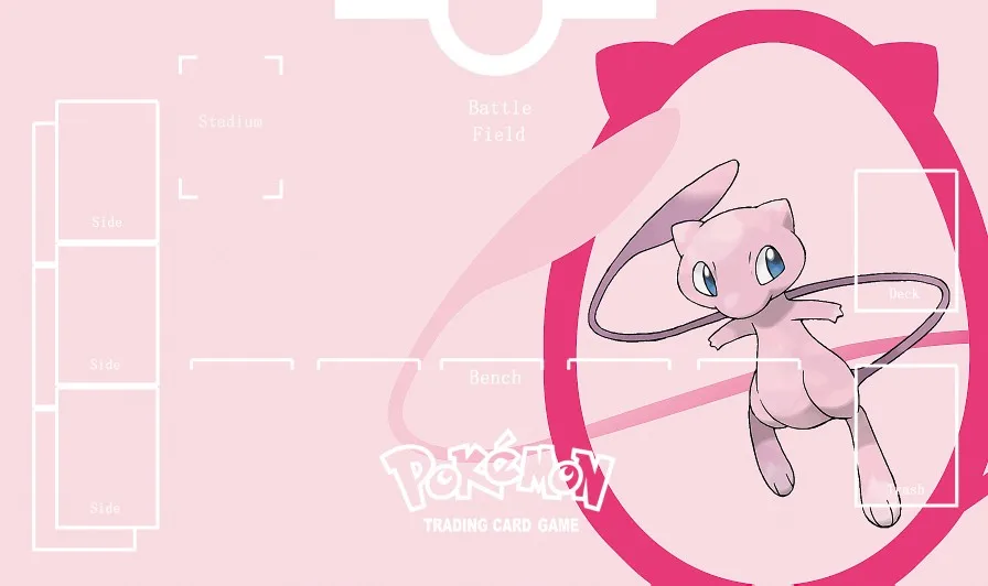 Аксессуары Takara Tomy PTCG игровой Настольный коврик с покемонами MEW Mewtwo игрушки для