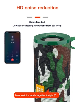 

TG149 Bluetooth speaker outdoor waterproof 3D portable stereo music center, subwoofer supports FM TFcard AUX