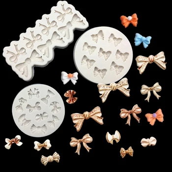 

Bows Silicone Mold Fondant Cake Chocolate Candy Decorating Tools