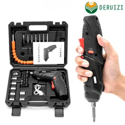 Jeu de Mini tournevis électriques, perceuse électrique sans fil, jeu de tournevis, diamètre Maximum de la vis, matériau ABS, outil de réparation Portable 
