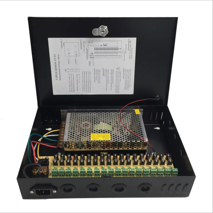 Блок питания 12V 20a импульсный источник питания 18 ch камера блок питания led light monitoring выделенный блок питания