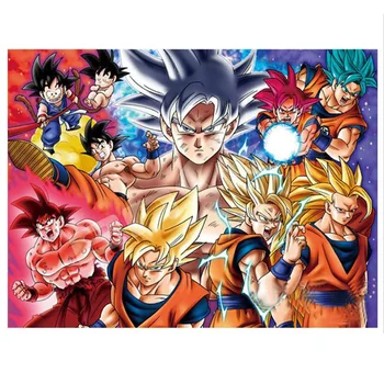 

Handcraft diy cross stitch 5d mosaic diamond embroidery puzzle dragon ball painting by numbers full square round drill ZP-2851