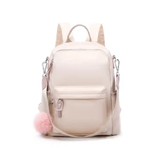 

MTONG Backpack Women New Multi-Function Anti-Theft Fresh Sweet Small Bag Student Fashion Travel Large Capacity Schoolbag