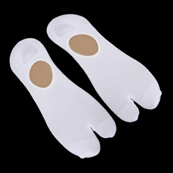 

3 Pair Cotton Sandal Ankle 2 Toe Flip-Flops Socks Tabi Socks Free Size