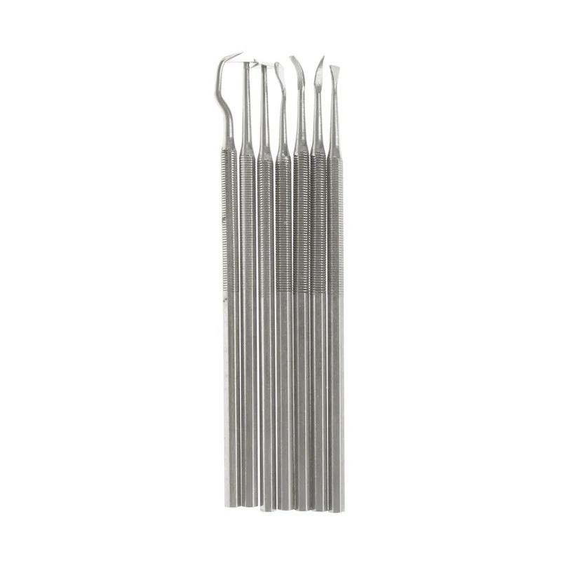 

7 Pcs New Stainless Steel Pottery Clay Sculpture DIY Tool Rod with Sharp Edge AIA99