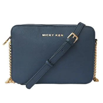 

MICKY KEN 2020 New Style Women's Bag Fashion Shoulder Bag Cross Pattern Leather Bag Shoulder Bag Chain Square Sling Bag