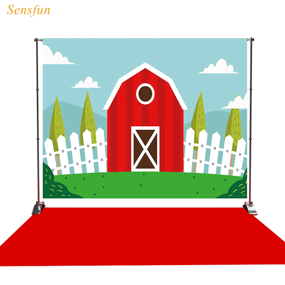 LEVOO фотографии фоном сарай красный натуральный дизайн ткань изготовление