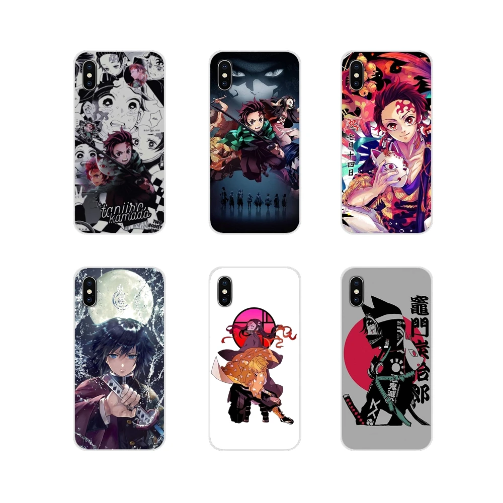 Для Apple iPhone X XR XS 11Pro MAX 4S 5C SE 6S 7 8 Plus ipod touch 5 6 Kamado Nezuko Kimetsu no Yaiba чехол для телефона с