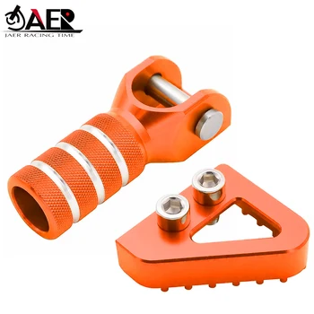 

JAER Moto Gear Shifter Lever Tip Rear Brake Pedal foot Step For KTM SX EXC XCF XC XCW SXF EXCF SMR DUKE 125- 530 690 950 ADV
