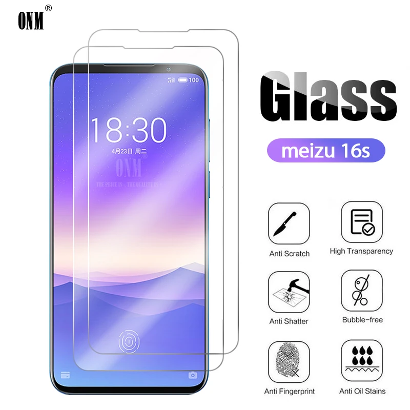 10 шт закаленное стекло для Meizu 16s Защитная пленка экрана Pro 6 2 | Мобильные телефоны