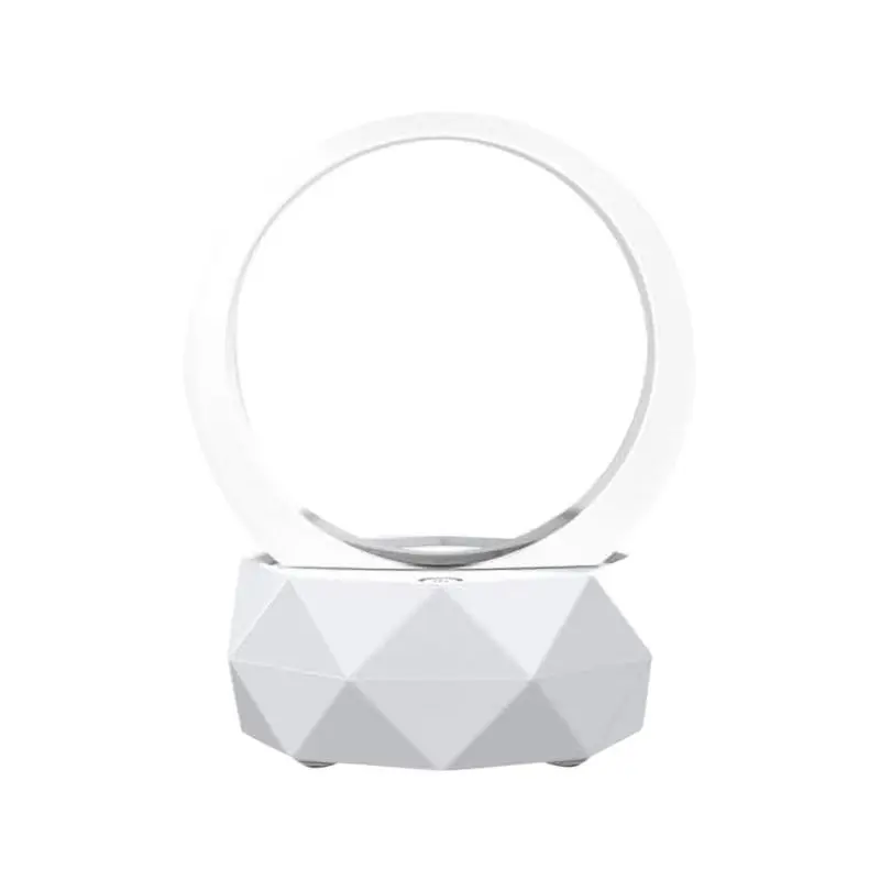 Белый Bluetooth динамик форма Y1 Bluetooth динамик с Красочный светодиодный ночник переносной миниатюрный перезаряжаемый фонарик MP3-плеер - Цвет: Белый