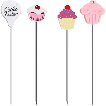 4PCS Cake Tester Needles Stainless Steel Cake Tester Skewer Needles
Reusable Practical Cake Testing Needles for Bakery Tools 4PCS Cake Tester Needles Stainless Steel Cake Tester Skewer Needles
Reusable Practical Cake Testing Needles for Bakery Tools