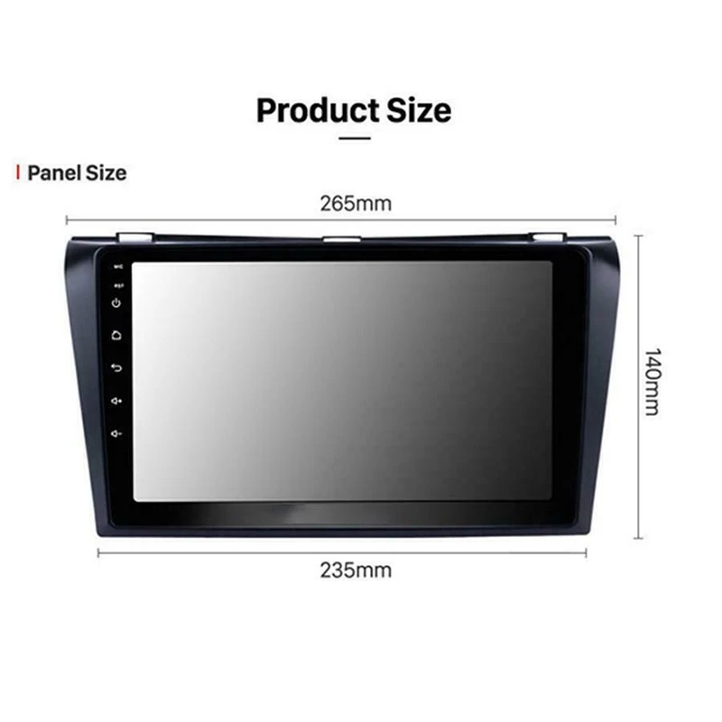 9 дюймов 2Din WIFI GPS навигация автомобильный DVD Радио 1G 16G Android 8 1 мультимедийный плеер
