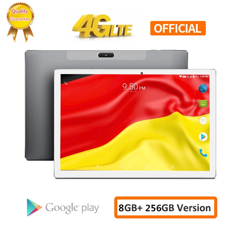 

2020 8000mAH Android 8.0 2.5D Screen Tablet pcs 10.1 inch 4G LTE Phone tablet PC 10 Core RAM 8GB ROM 256GB tablets 2560*1600 pcs
