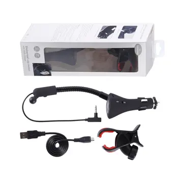 

Universal 360 Ratation Cradle Car Mount Clip Phone Holder with USB Car Charger & FM Transmitter for Smartphones